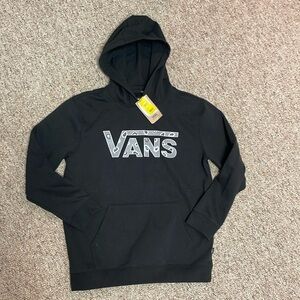 NWT Vans Black Hoodie, size youth XL (14-16)